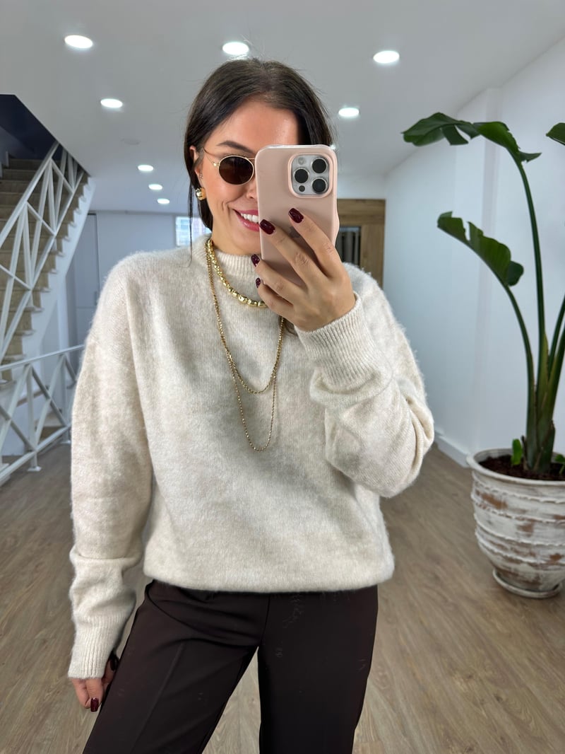 Orjinal Marka Tüylü Basic Kazak-Taş