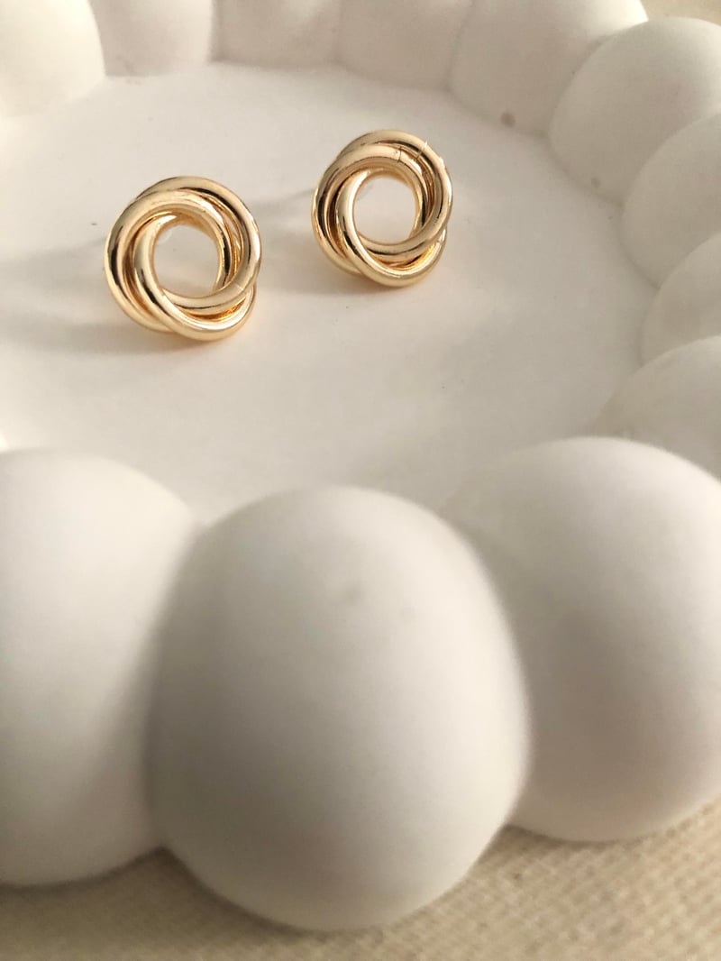 Pinterest Gold Küpe