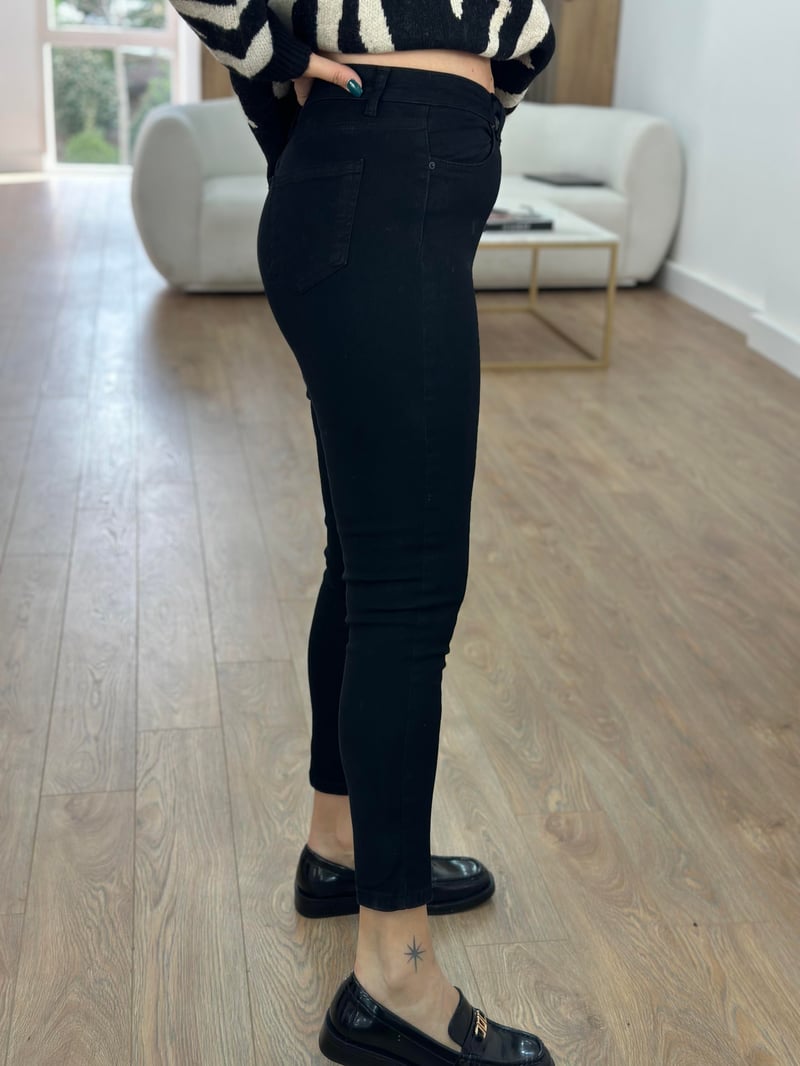 Push-Up Jean-Siyah