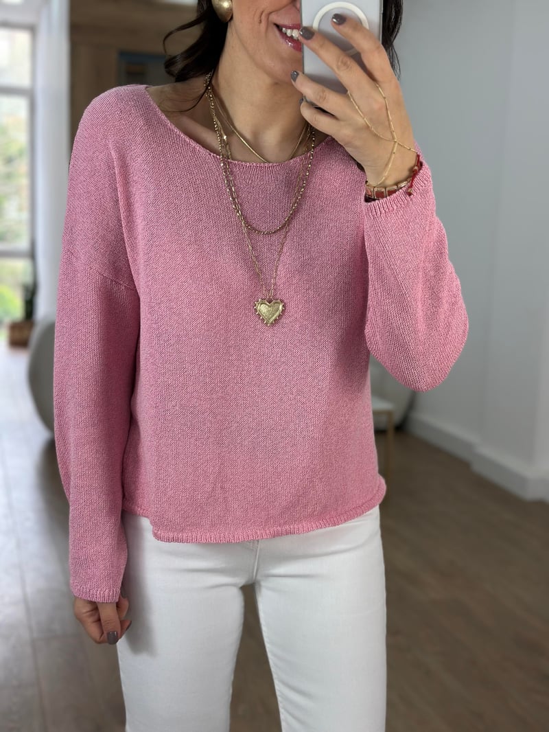 Salaş Merserize Triko - Pembe