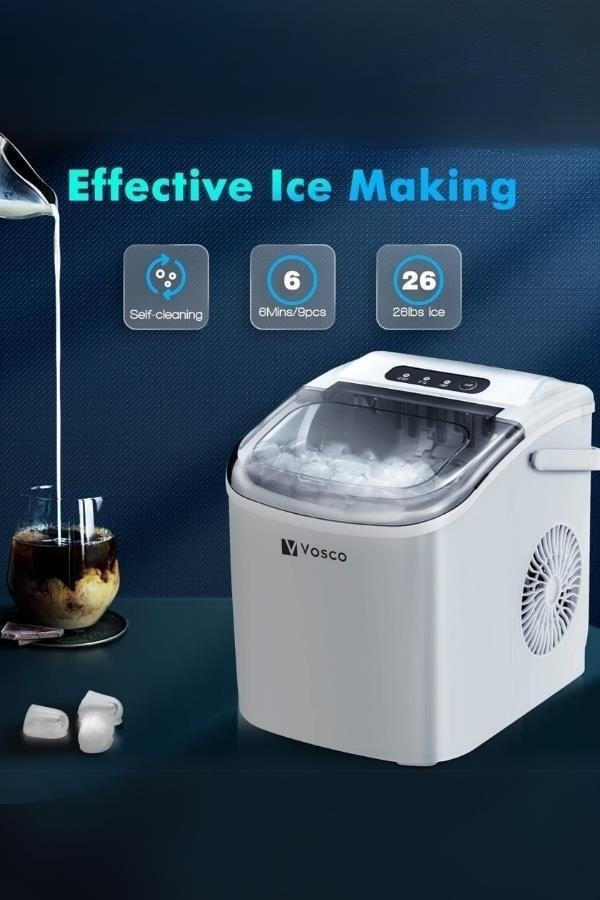  Vosco Ekonomik Set Üstü Buz Makinesi 12 Kg VHZB-12H