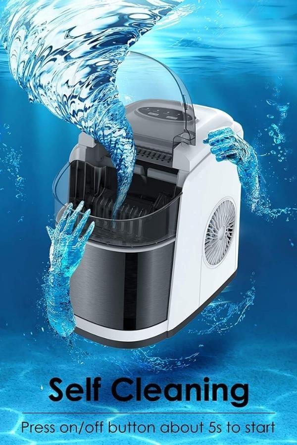  Vosco Pro Set Üstü Buz Makinesi 12 Kg VHZB-12C