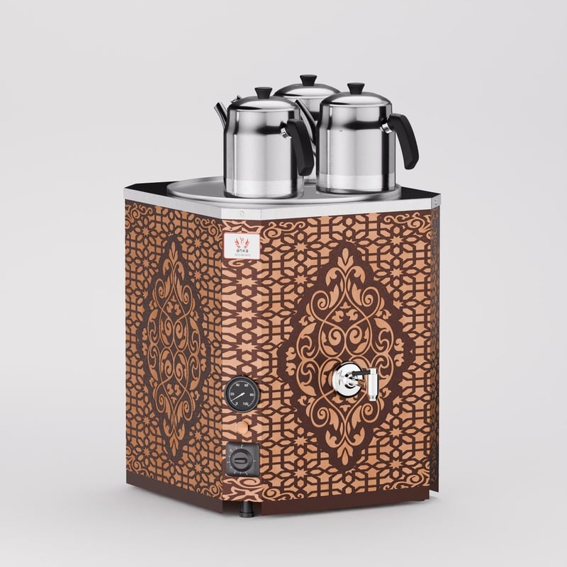 Anka Bakır Yeni Nesil Jumbo Çay Makinesi / Kompakt Tasarım, İhtiyaca Odaklı Yapı ,(BYNC3)