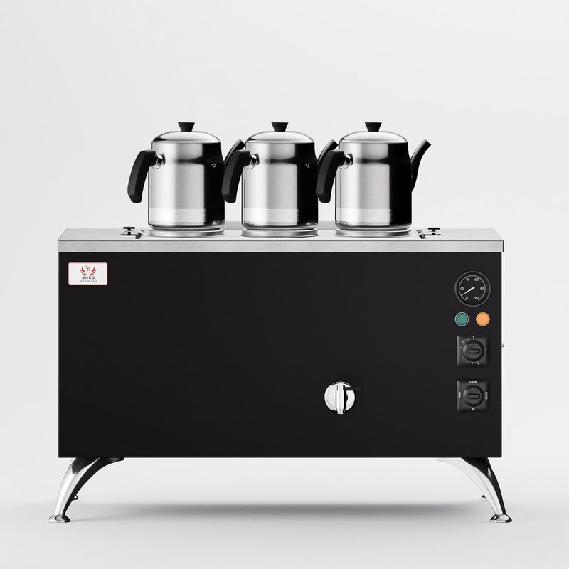 Anka Black Pro Compact Elektrikli Çay Makinesi / Kompakt Tasarım, Profesyonel Kullanım,(BPE3)