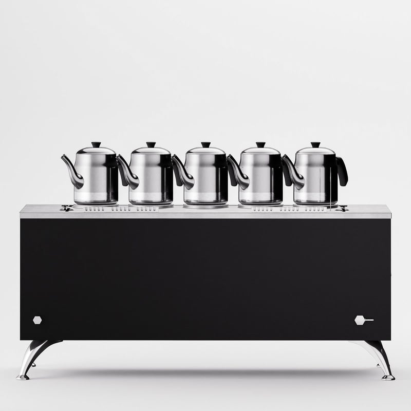 Anka Black Pro Compact Elektrikli Çay Makinesi / Kompakt Tasarım, Profesyonel Kullanım,(BPE5)