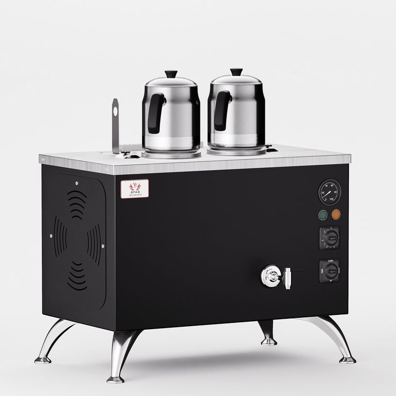 Anka Black Pro Compact Elektrikli Çay Makinesi / Kompakt Tasarım, Profesyonel Kullanım,(BPE2)