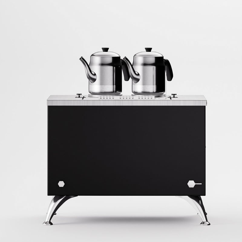 Anka Black Pro Compact Elektrikli Çay Makinesi / Kompakt Tasarım, Profesyonel Kullanım,(BPE2)