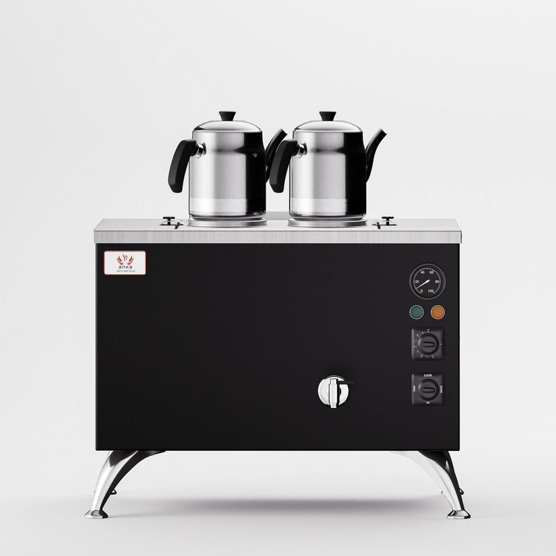 Anka Black Pro Compact Elektrikli Çay Makinesi / Kompakt Tasarım, Profesyonel Kullanım,(BPE2)