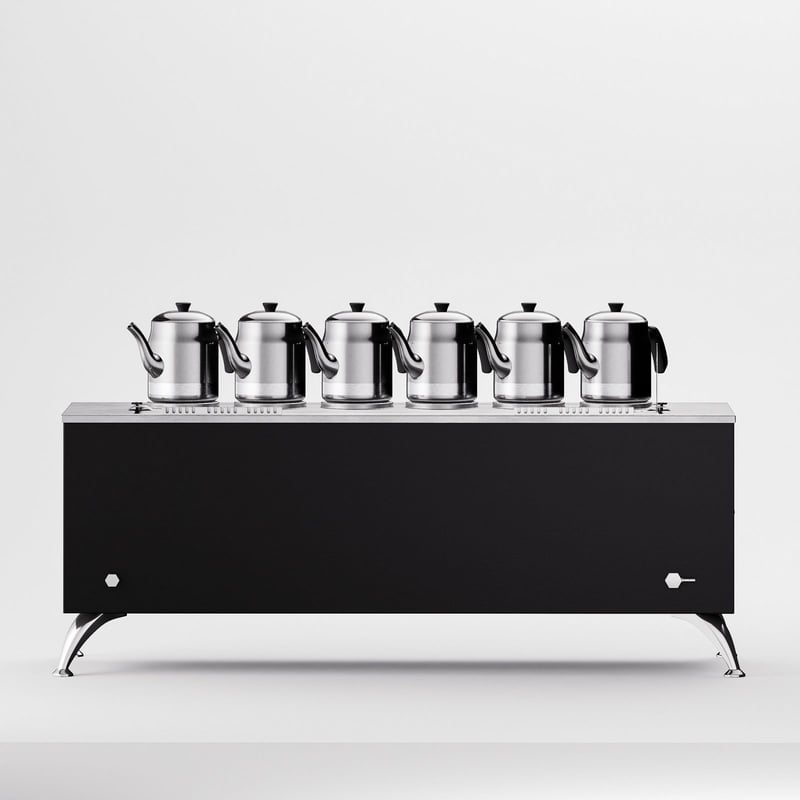 Anka Black Pro Compact Elektrikli Çay Makinesi / Kompakt Tasarım, Profesyonel Kullanım,(BPE6)