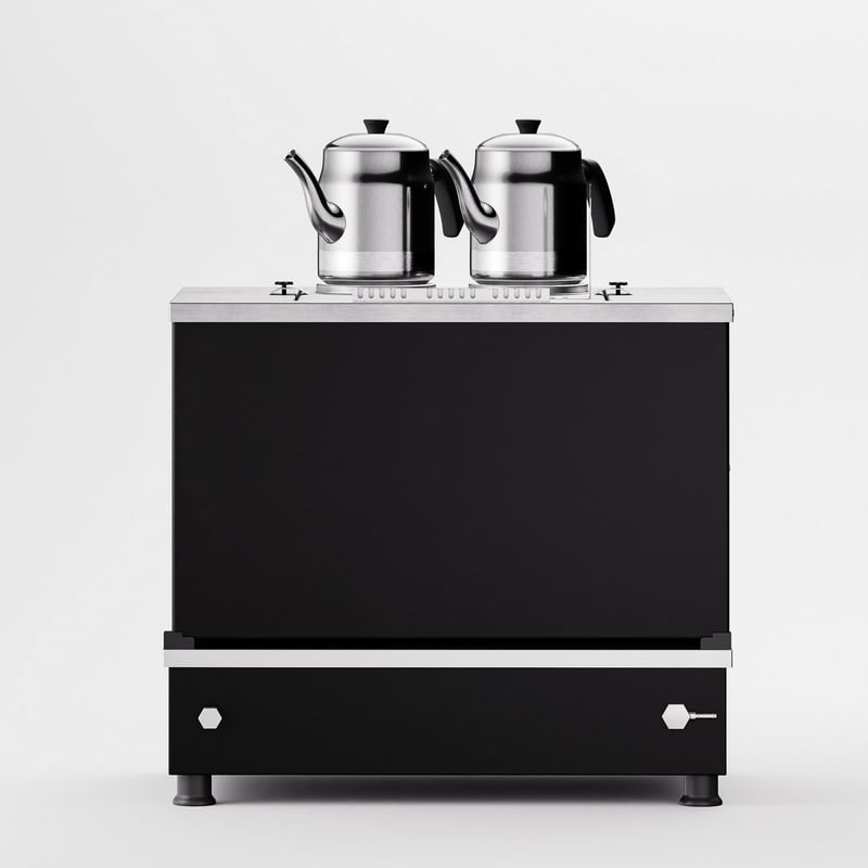 Anka Black Pro Compact Hibrit Çay Makinesi / Kompakt Tasarım, Profesyonel Kullanım, Çift Enerji Esnekliği (BPKO2)