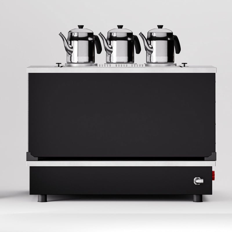 Anka Black Pro Plus Smart S3 Çay Makinesi / Hibrit Enerji, Dijital Zaman Programlı Kontrol (BPPO-S3)