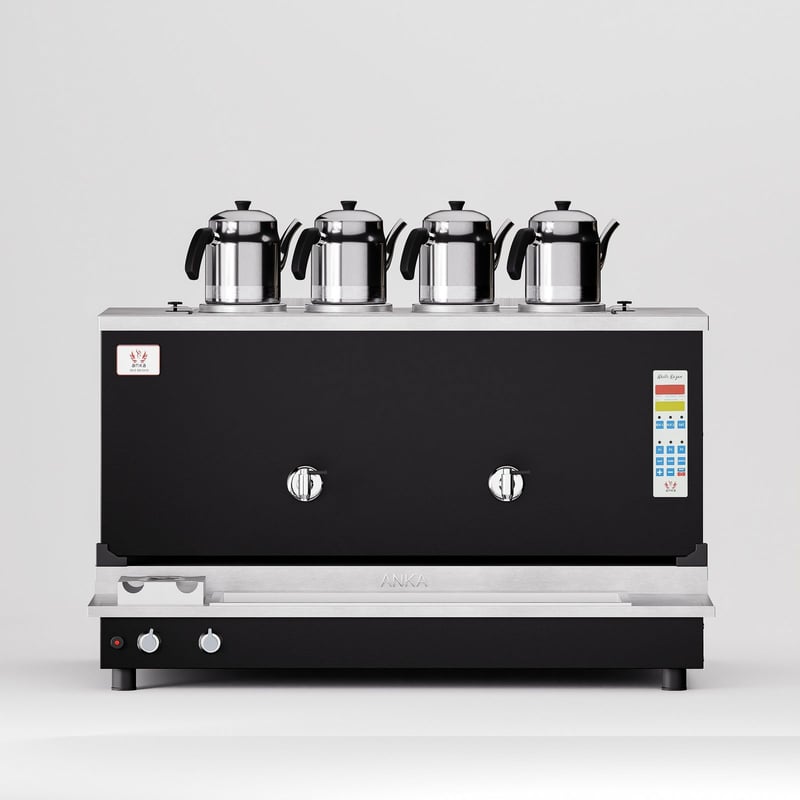 Anka Black Pro Plus Smart S4 Çay Makinesi / Hibrit Enerji, Dijital Zaman Programlı Kontrol (BPPO-S4)