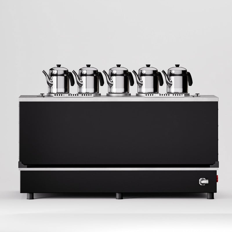 Anka Black Pro Plus Smart S5 Çay Makinesi / Hibrit Enerji, Dijital Zaman Programlı Kontrol (BPPO-S5)