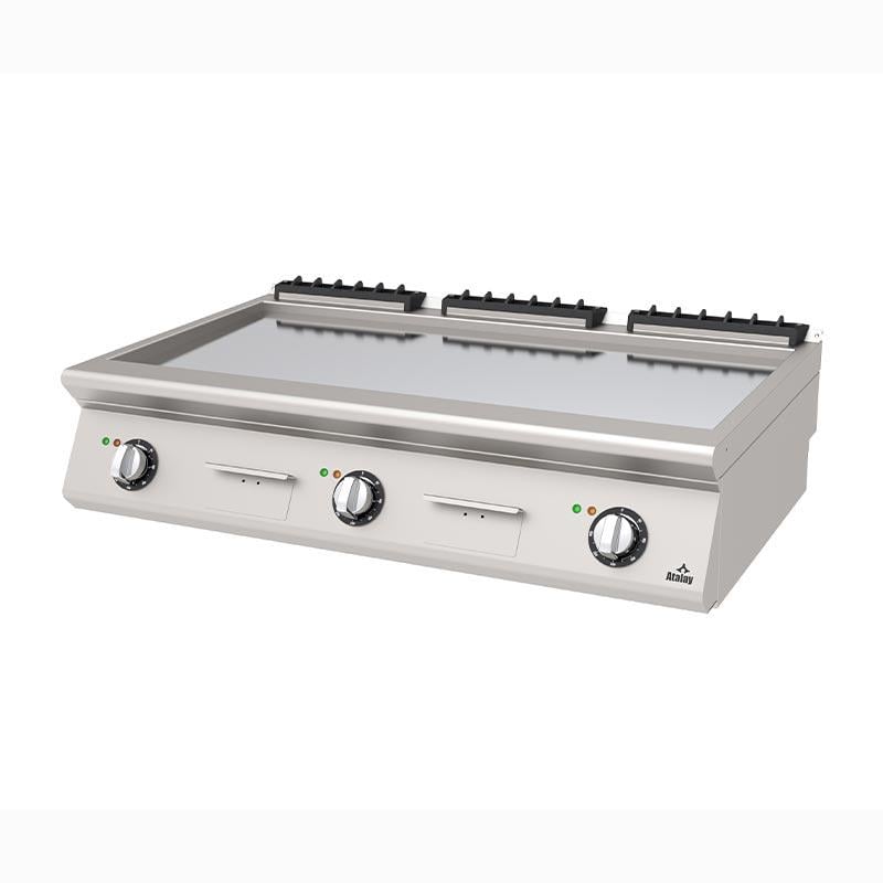Atalay 120 cm Düz Elektrikli Krom Pleyt Izgara 120x73x30, AEI - 1273 CR