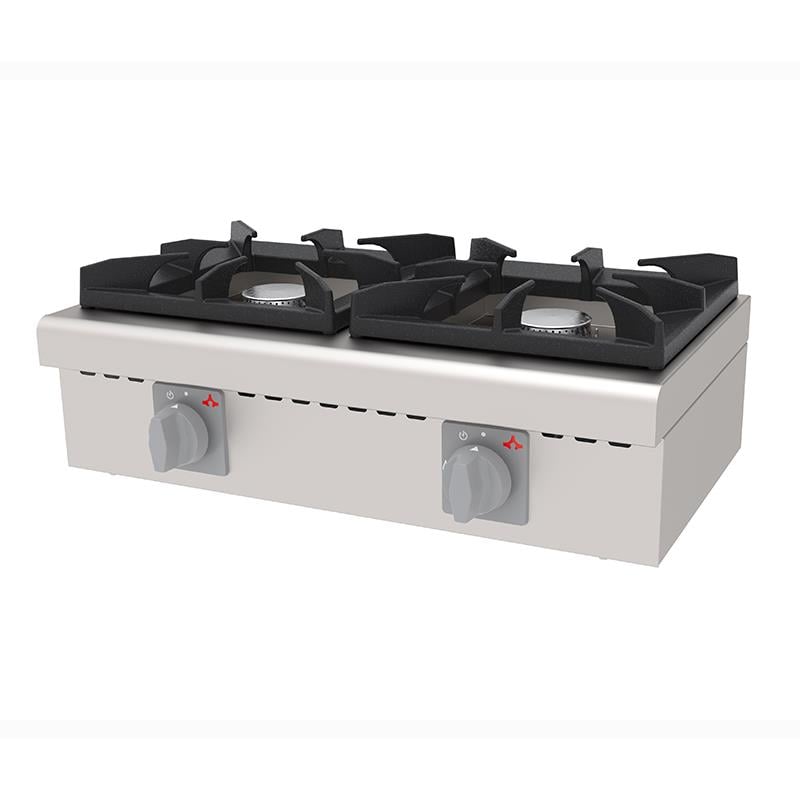 Atalay 2'li Mini Gazlı Set Üstü Ocak, 635 X 360 X 170 mm, AGO - 02