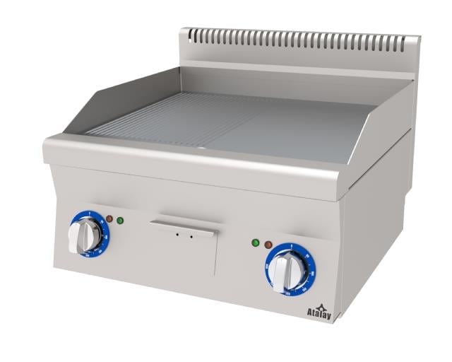 Atalay Elektrikli Yarı Oluklu 60 cm Playt Izgara, 600 x 600 x 300, E AEI - 660 / ND