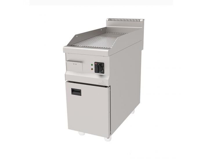 Atalay Oluklu 40 cm Elektrikli Krom Pleyt Izgara (Dolaplı) , 40 x 90 x 85, AEI - 490 / N CR