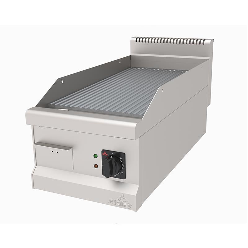 Atalay Oluklu 40 cm Elektrikli Pleyt Izgara, 40 x 90 x 30, AEI - 490 / N S