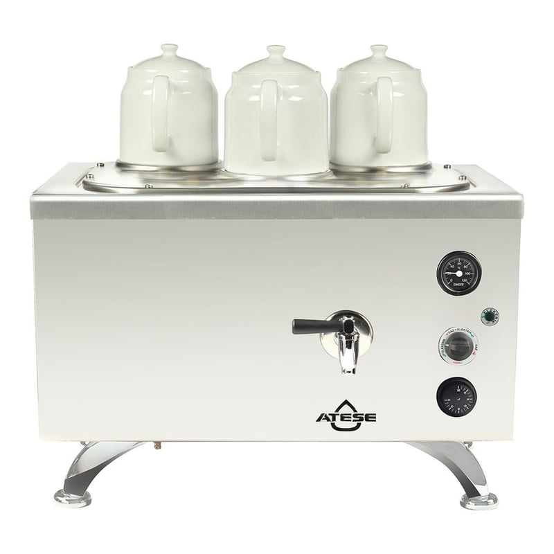 Ateşe Efes Analog Elektrikli Çay Kazanı, 3 Demlikli (EAE3)