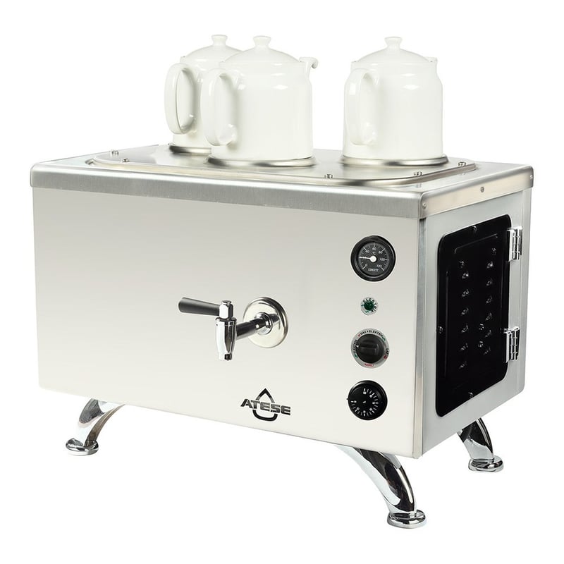 Ateşe Efes Analog Elektrikli Çay Kazanı, 3 Demlikli (EAE3)