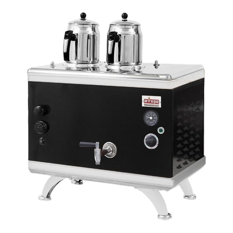 Ateşe Gold Compact Otomatik Gazlı ve Elektrikli Çay Kazanı, 2 Demlikli (GCSGE02 / GCIGE02 / GCAGE02)