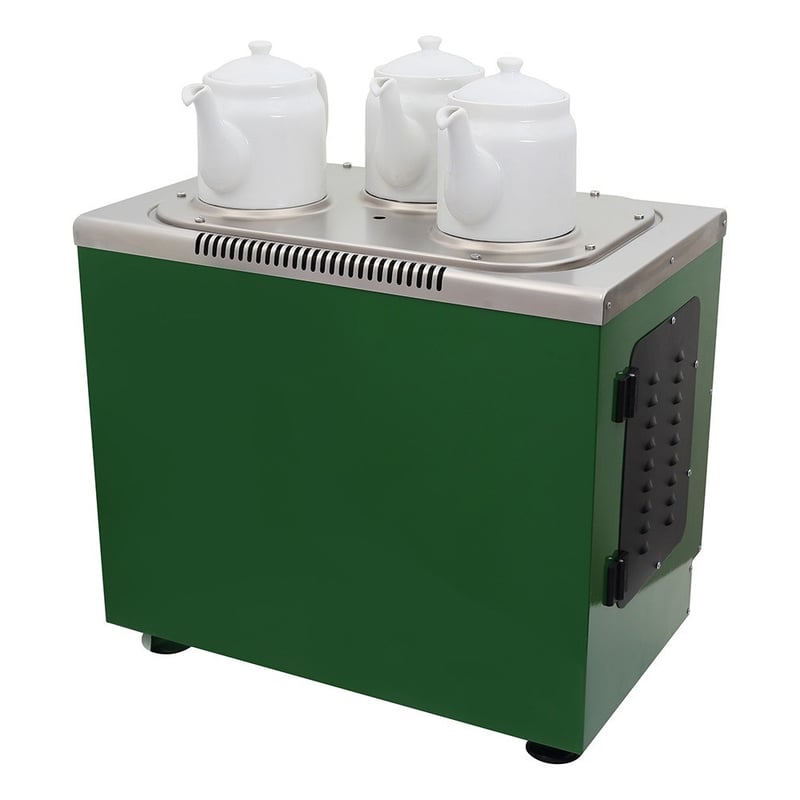 Ateşe Sumela Analog Gazlı ve Elektrikli Çay Kazanı, 2 Demlikli (SAGE2)