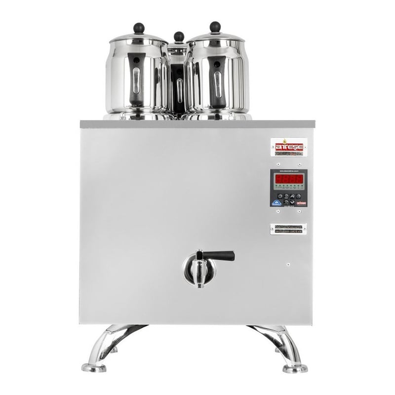 Ateşe Titanium Keyfchi Akıllı Dijital Elektrikli Çay Kazanı, 2-3 Demlikli (TKSE02-03 / TKIE02-03 / TKAE02-03)