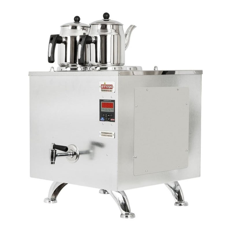 Ateşe Titanium Keyfchi Akıllı Dijital Elektrikli Çay Kazanı, 2-3 Demlikli (TKSE02-03 / TKIE02-03 / TKAE02-03)
