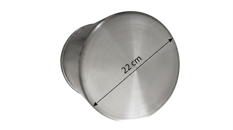 Çorba Benmari Kazanı, 24*27 cm, 12 Lt.