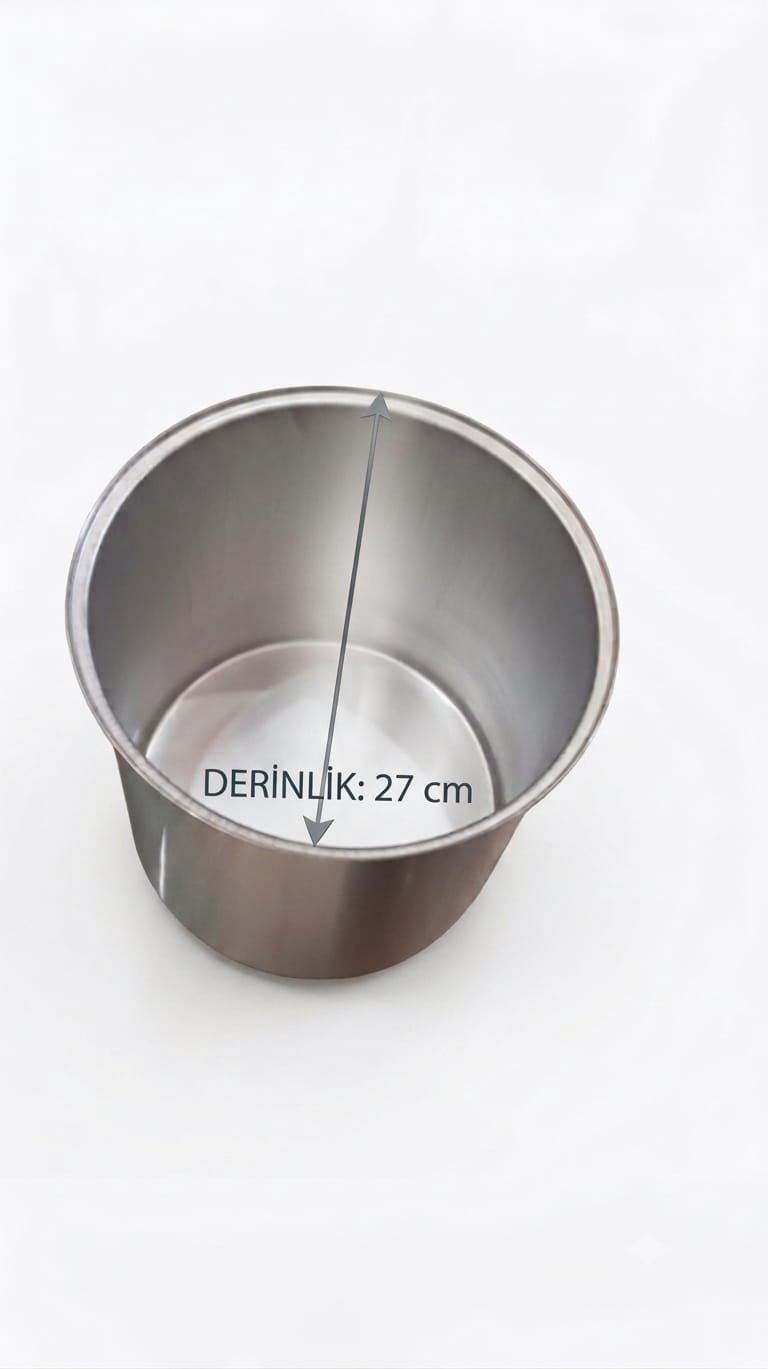 Çorba Benmari Kazanı, 26*27 cm, 14 Lt.