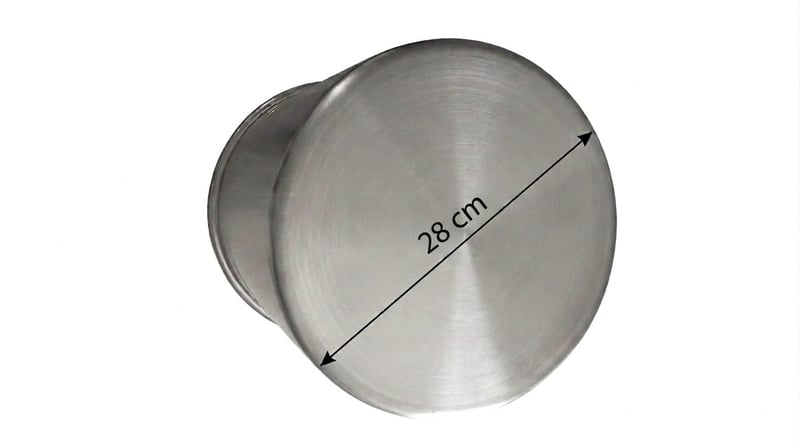 Çorba Benmari Kazanı, 30*30 cm, 21 Lt.