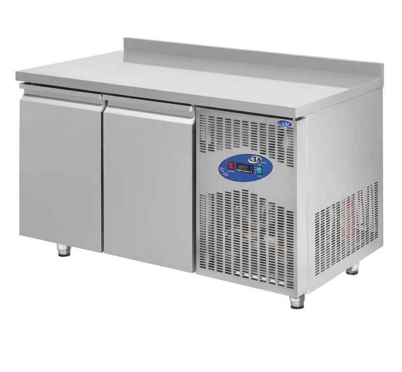 Csa 2 Kapılı Tezgah Tip Derin Dondurucu, 141*70*85 cm, 304 Krom