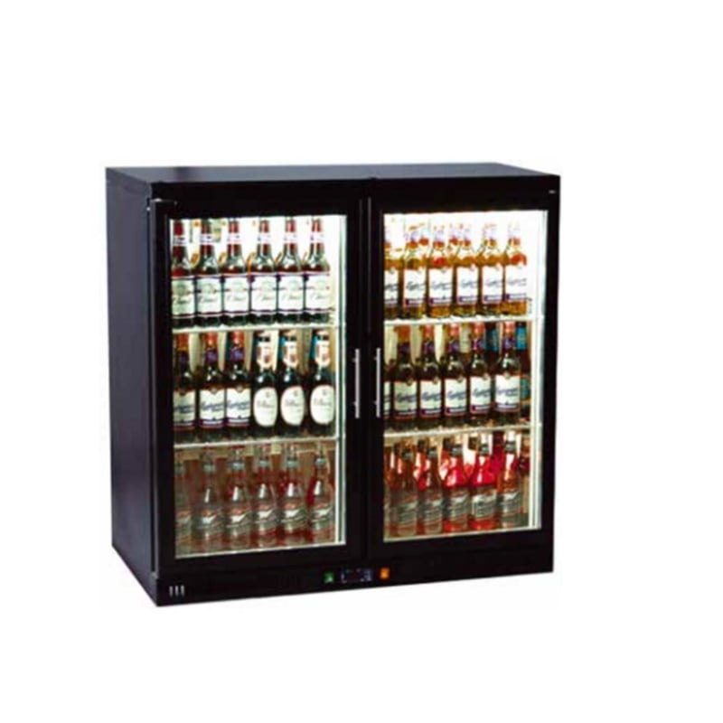 Csa Bar Arkası Şişe Dolabı 2 Sürgü Kapaklı, 102x50x91 cm