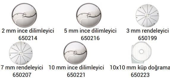 Dito Sama Prep4You Sebze Doğrama Disk Seti, 6 Adet