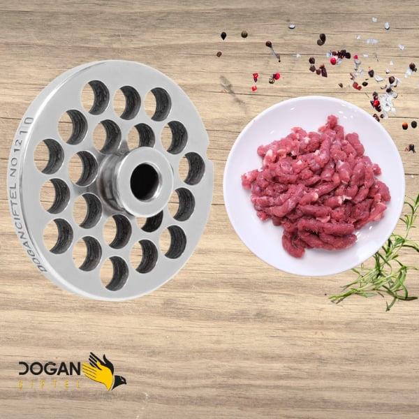 Doğan Çiftel 12 No Et Kıyma Makinesi Paslanmaz  Ayna 10 mm