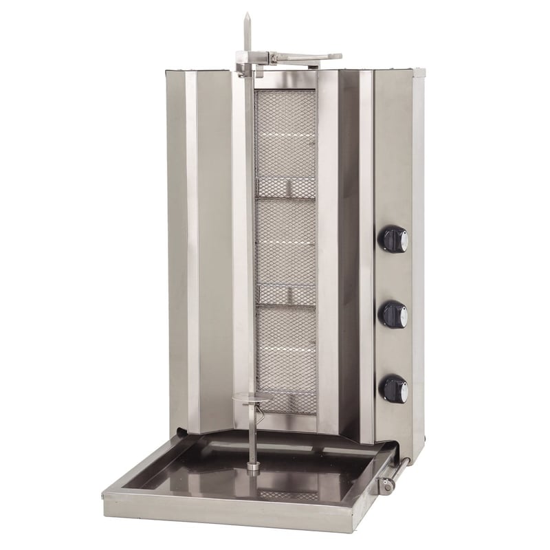 DRN Döner Ocağı, 55×70×95 cm, Gazlı, DRNDSG-3Y
