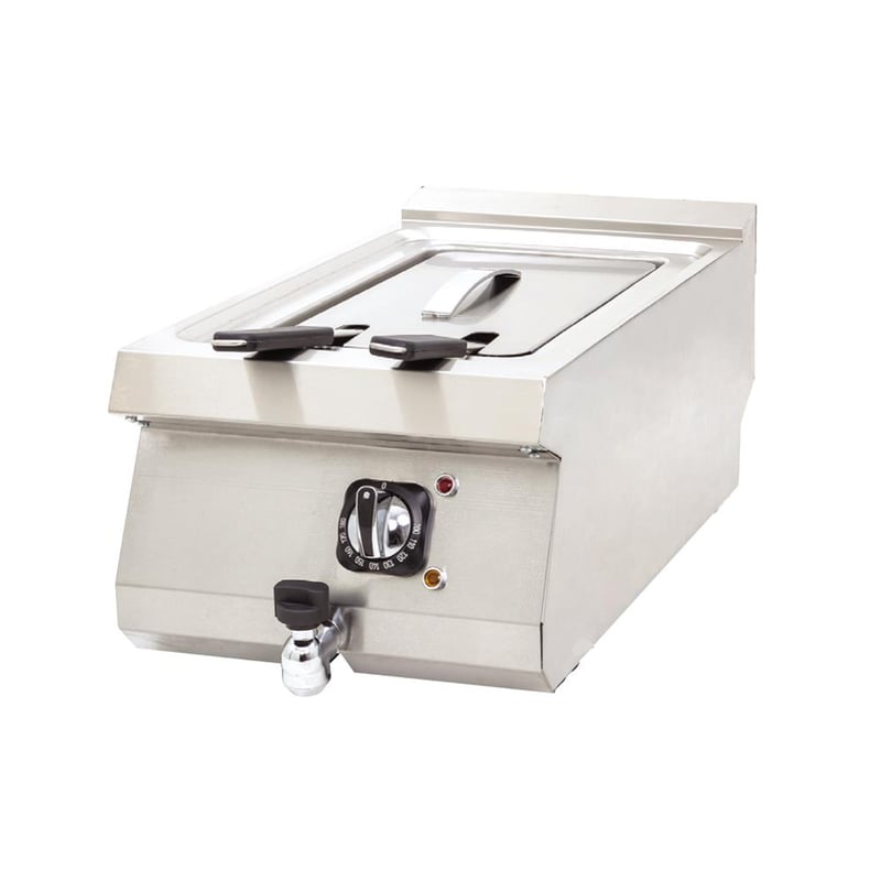 DRN Elektrikli Fritöz, 16 Litre, Set Üstü, 40×73×30 cm
