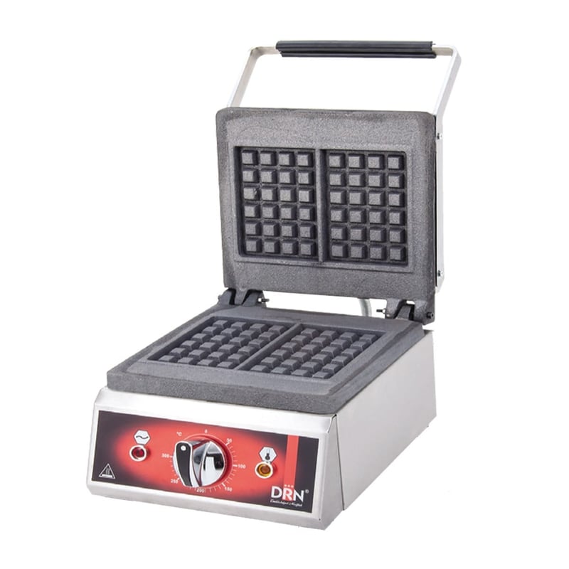 DRN Elektrikli Kare Waffle Makinesi, Tekli