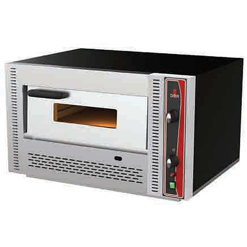 DRN Pizza Fırını, 4 x 030cm, 98×85×55 cm, Doğalgazlı/LPG'li, DRNPZFG-62-1