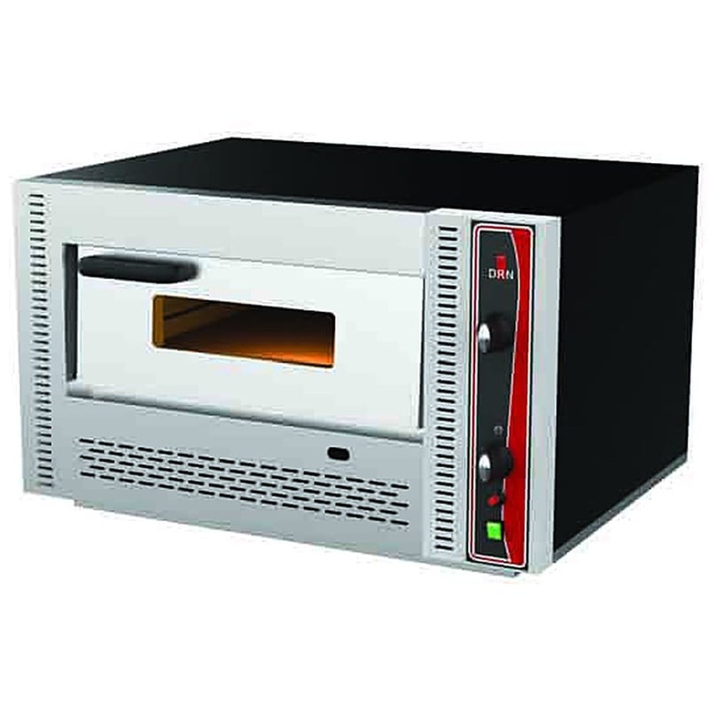 DRN Pizza Fırını, 6 x 030cm, 128×115×55 cm, Doğalgazlı/LPG'li, DRNPZFG-962-1