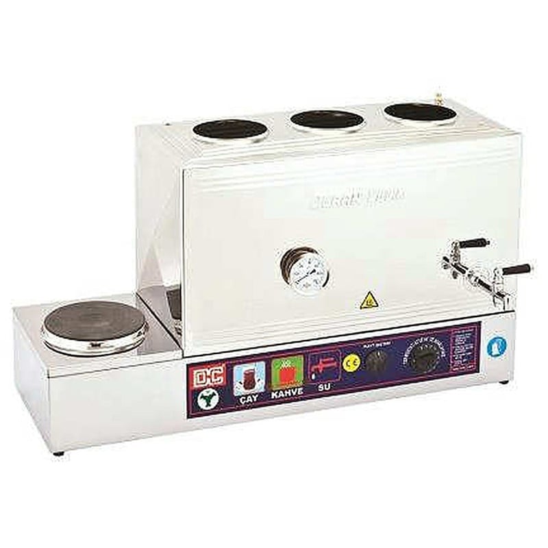 DRN Pleytli Çay Kazanı, 42 Lt, 55×25×43 cm, Vidalı, Elektrikli, DRNCTVEP-55