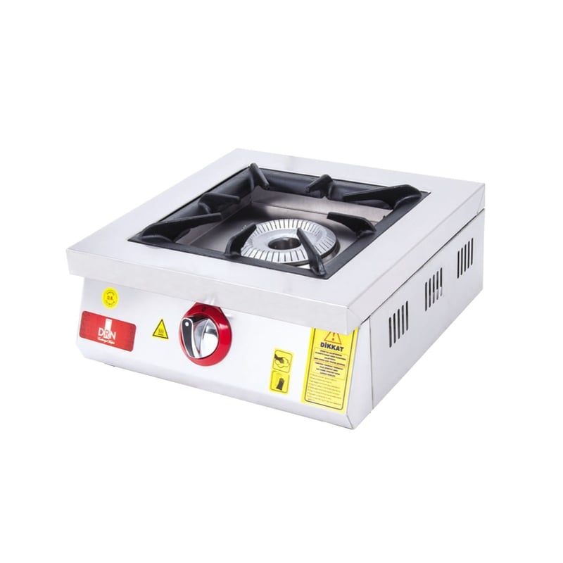 DRN Tekli Ocak, Doğalgazlı/LPG'li, Set Üstü, 45×49×20, DRNLOS-1