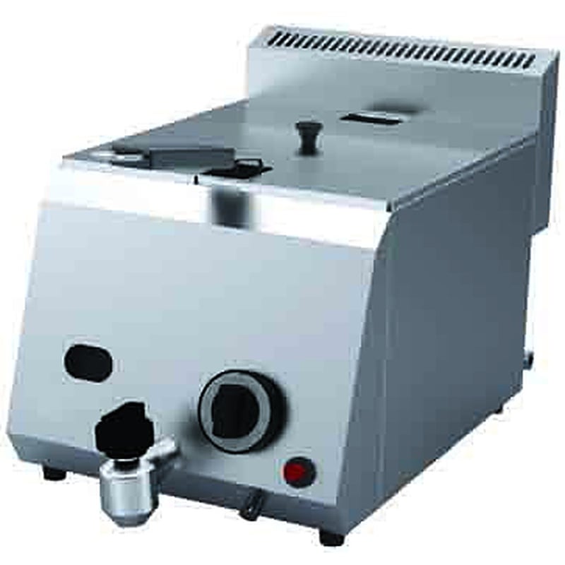 DRN Termostatlı Gazlı Fritöz, 8 Lt, 35×54×37 cm, Doğalgazlı/LPG'li, DRNFRGT-8