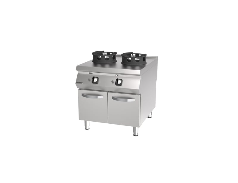 DRN Wok Ocak, 80×90×85 cm, Doğalgazlı/LPG'li, DRNWO-8090