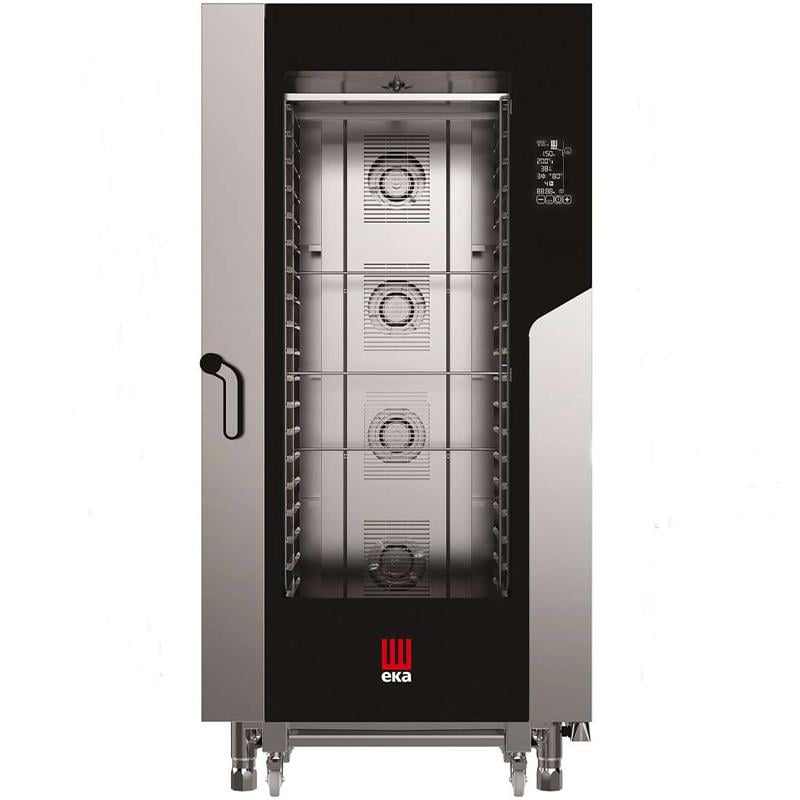 Eka Elektrikli Konveksiyon Fırın, Nemlendirmeli, Elektromekanik Kontrol 16 Tepsili 60x40 Cm, MKF 1664 BM