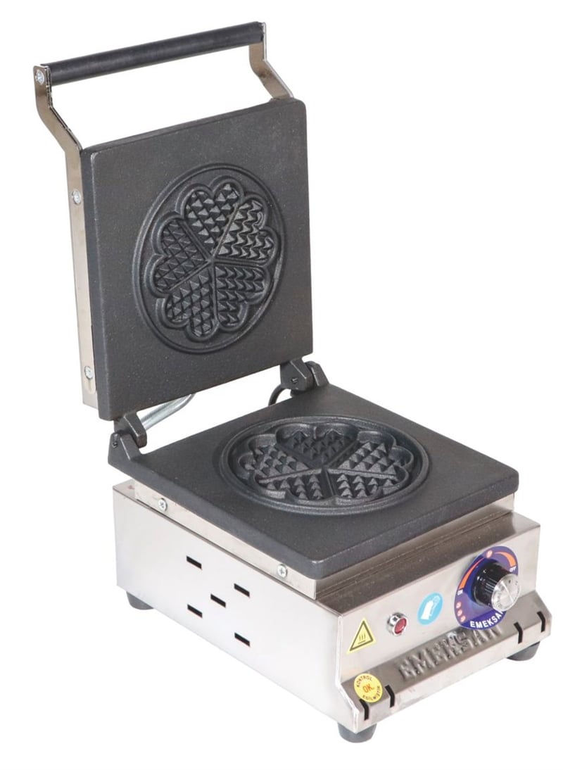 Emeksan 1'li Waffle Elektrikli 1 Gözlü Waffle Makinesi