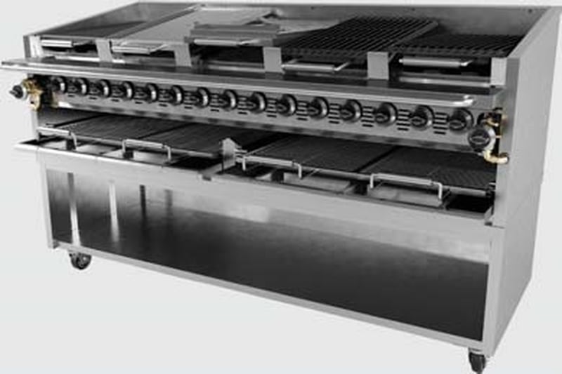 Empero Amerikan Gazlı Izgara 1880x920x1100 mm EMP.PLS.US-4