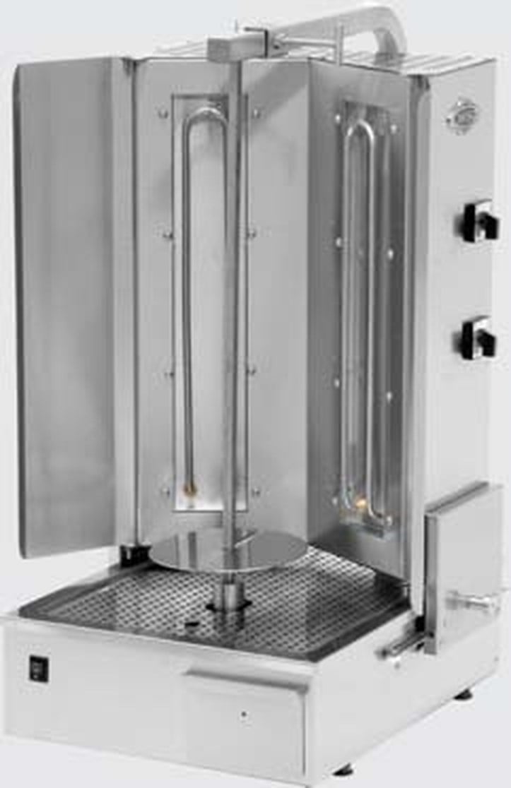 Empero Elektrikli Döner Ocağı Alttan Motorlu 2 Isıtıcılı 506x599x1007 mm EMP.DN.171-2R