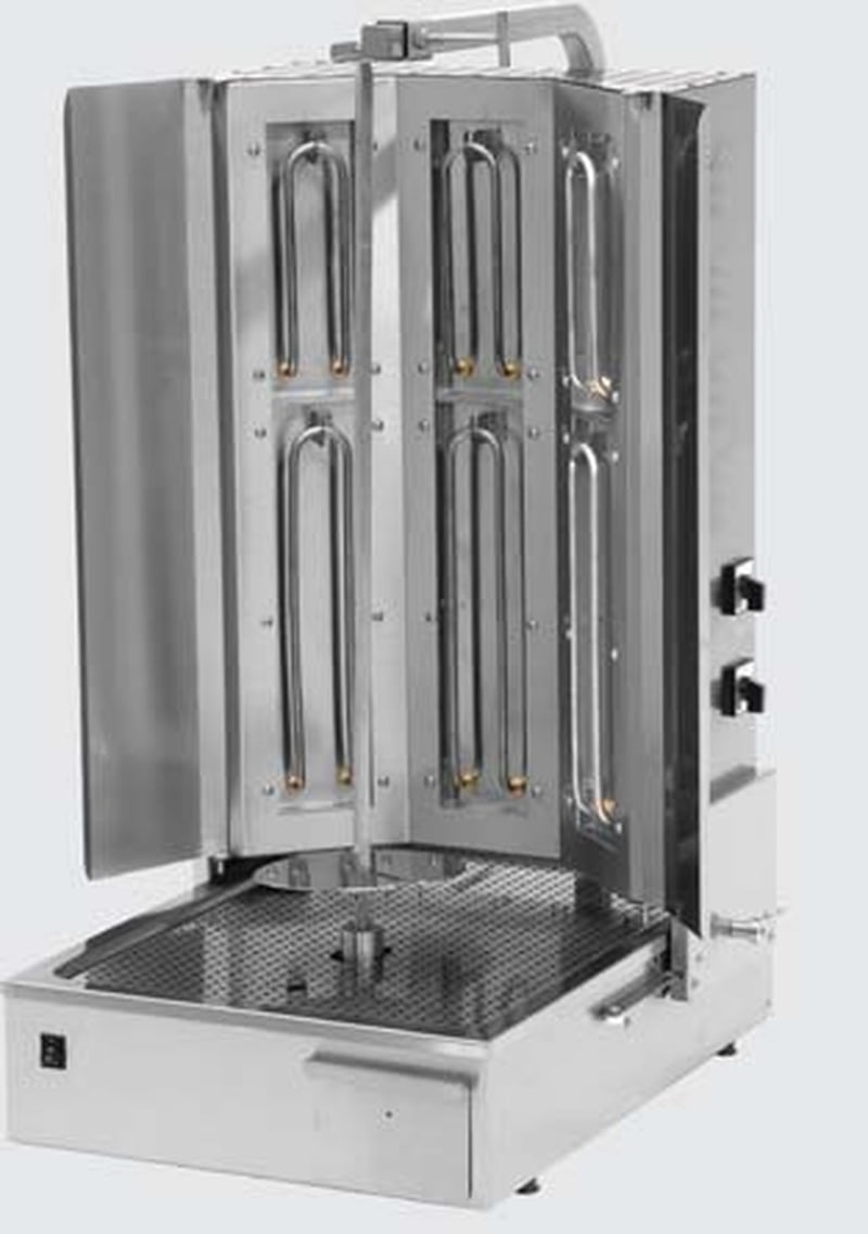 Empero Elektrikli Döner Ocağı Alttan Motorlu 6 Isıtıcılı 568x707x1147 mm EMP.DN.170-3R