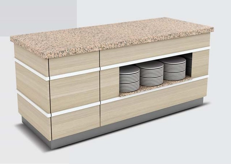Empero Galata Nötr Servis Ünitesi 2200x900x900 mm GLT.NTR.07